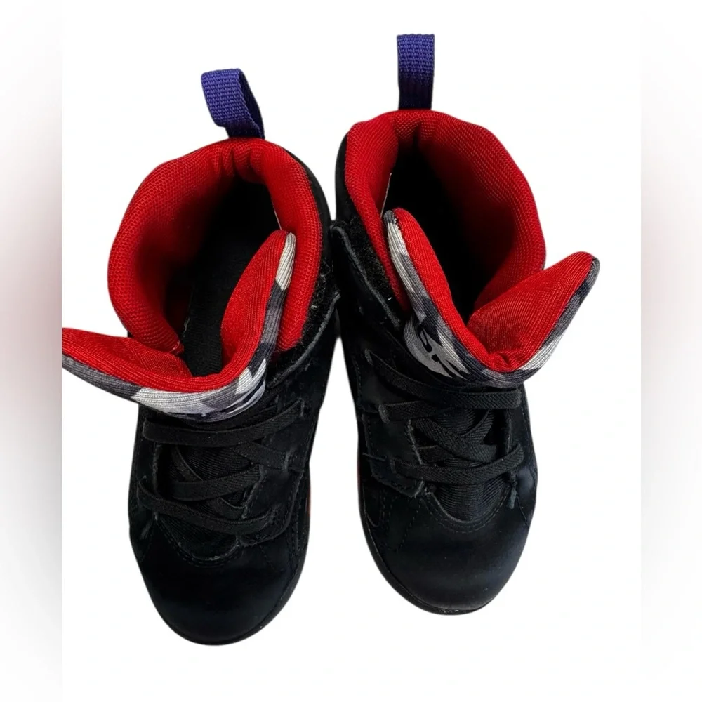 Nike Air Jordan Jumpman MVP Kids Black and Red Sneakers Size 10C